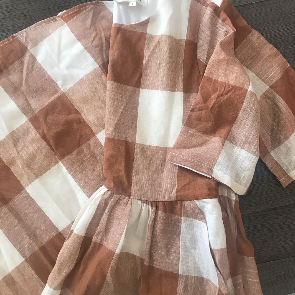 NWT Buffalo Check Nursing Dress - Picture 7 of 10